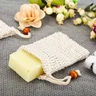 Wholesale High Quality Cleaning Natural Color Sisal Fiber Mesh Soap Bag