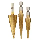 dispatched quickly titanium coated straight flute hss stepped drill bits