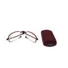 hot sale product Reading Easy Carry-in folding glasses anti blue light foldable reading glasses with case ready to ship