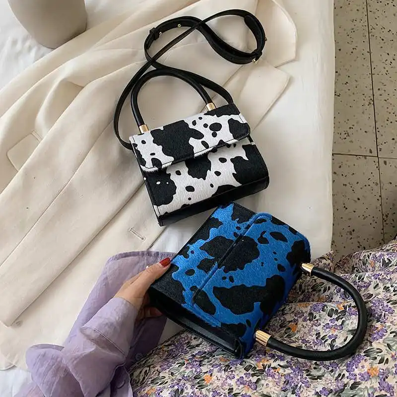 Fashion Cow Milk Print Women Handbag Totes Female Casual Shoulder Bags Popular Simple Female Daily Bag, Customizable
Fashion Cow Milk Print Women Handbag Totes Female Casual Shoulder Bags Popular Simple Female Daily Bag, Customizable