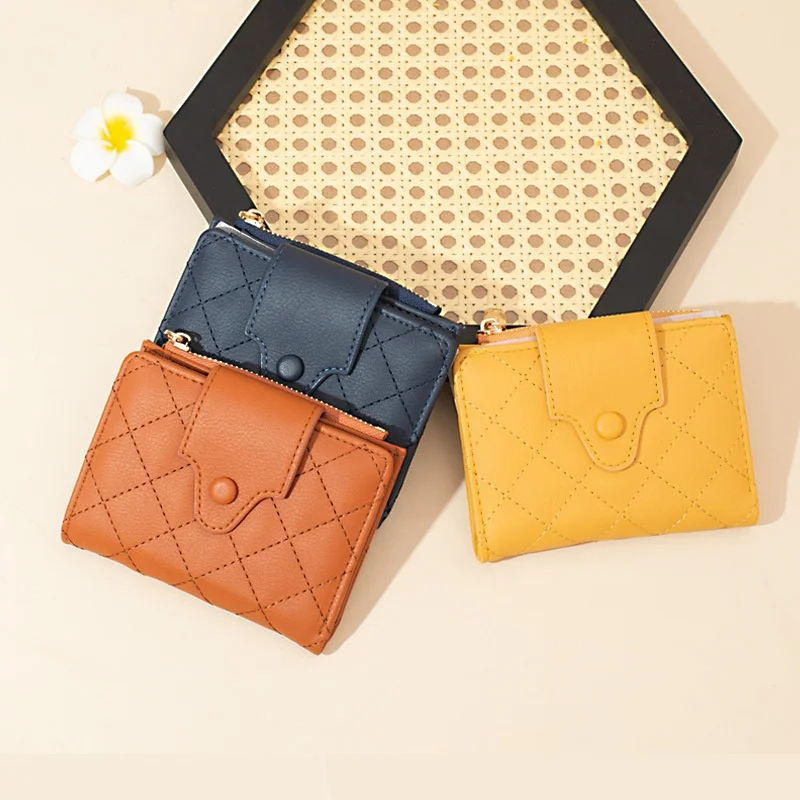 Trendy Korean Style Simple Embroidery Thread Wallet Short Buckle Wallet Pure Color Zipper Coin Purse Wallet For Girls, 6 colors
Trendy Korean Style Simple Embroidery Thread Wallet Short Buckle Wallet Pure Color Zipper Coin Purse Wallet For Girls, 6 colors