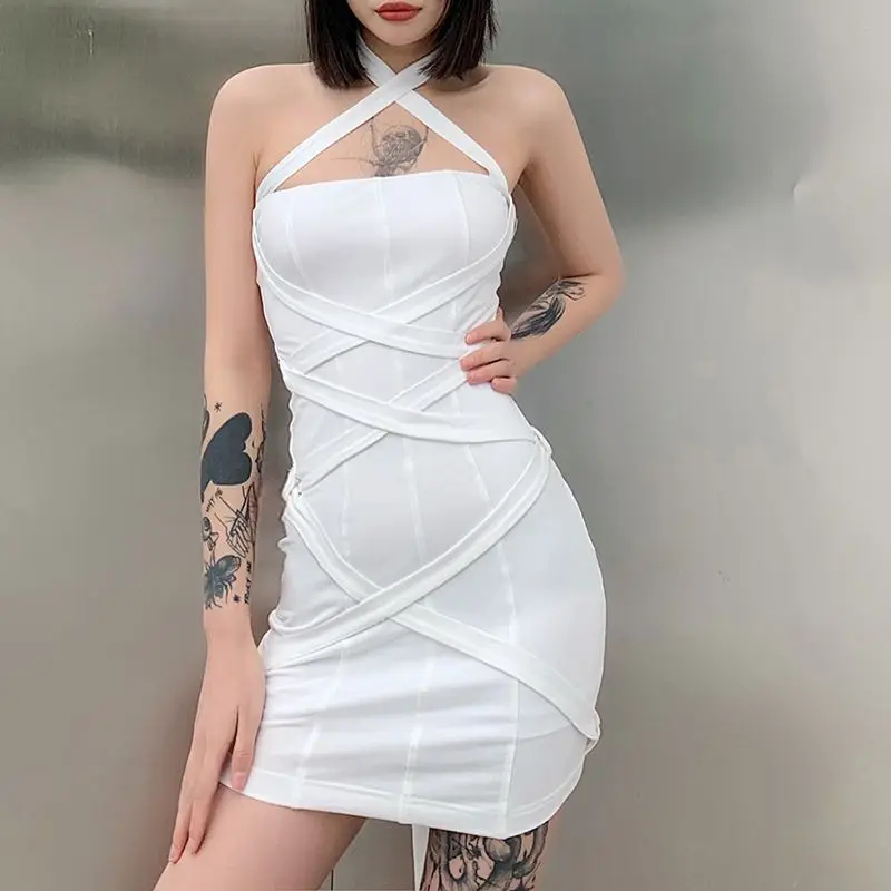 2021 New Arrival summer fashion Women Halter bandage dress women ladies club dresses
2021 New Arrival summer fashion Women Halter bandage dress women ladies club dresses
