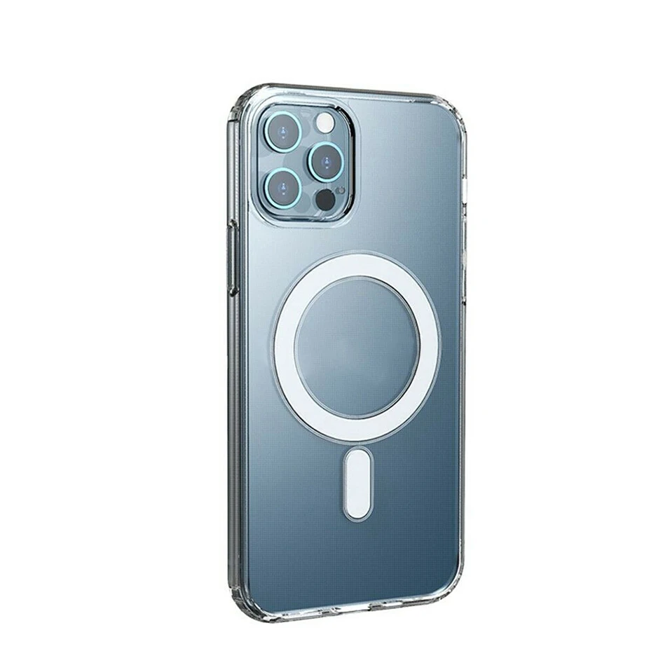 Clear Transparent Magnetic Magnet Charger Case for iPhone 13 12 11 Pro Max Mini 7 8 Plus X XS Max Wireless Charging Cover
Clear Transparent Magnetic Magnet Charger Case for iPhone 13 12 11 Pro Max Mini 7 8 Plus X XS Max Wireless Charging Cover