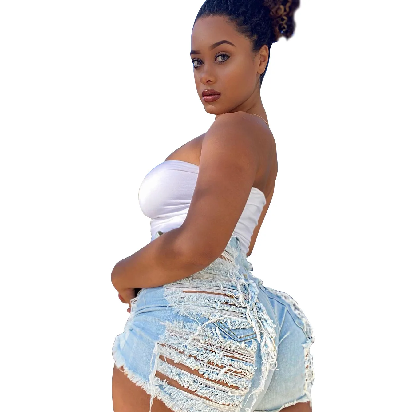Latest 2021 Summer Stylish Denim Hot Short Pants Women Solid Washed Casual Ladies Sexy Ripped Jean Shorts, Picture color
Latest 2021 Summer Stylish Denim Hot Short Pants Women Solid Washed Casual Ladies Sexy Ripped Jean Shorts, Picture color