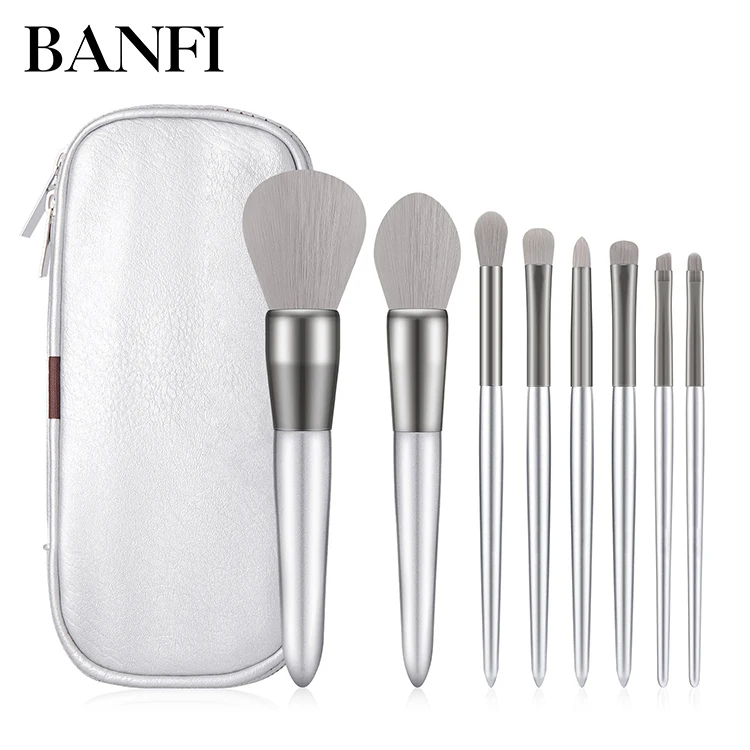 The New 8 Piece Silver Snow Color Makeup Eye Shadow Brush Blush Brush Loose Powder Brush Full Set Of Beauty Tools
The New 8 Piece Silver Snow Color Makeup Eye Shadow Brush Blush Brush Loose Powder Brush Full Set Of Beauty Tools