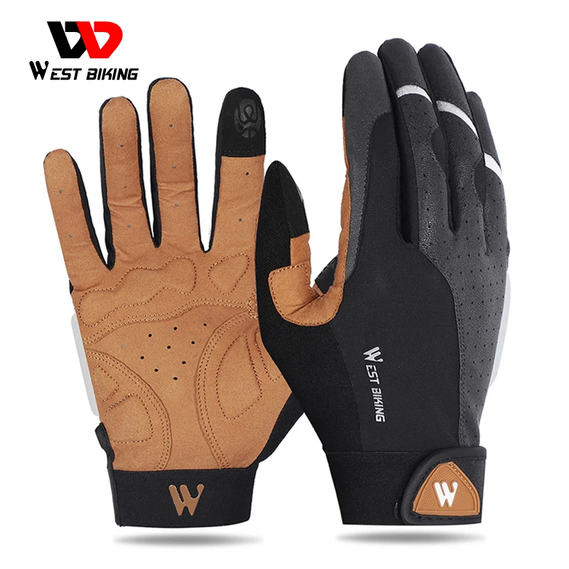 WEST BIKING Full Finger Mountain Racing Cycling Bike Gloves Bike Waterproof Mountain Motorcycle Bicycle Cycling Gloves, Black brown
WEST BIKING Full Finger Mountain Racing Cycling Bike Gloves Bike Waterproof Mountain Motorcycle Bicycle Cycling Gloves, Black brown