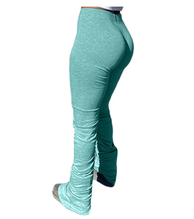 G0022 Fashion Women Sport Pants Mid Waist Drawstring Tie Pleated Stacked Leggings Woman Flared Pants
G0022 Fashion Women Sport Pants Mid Waist Drawstring Tie Pleated Stacked Leggings Woman Flared Pants