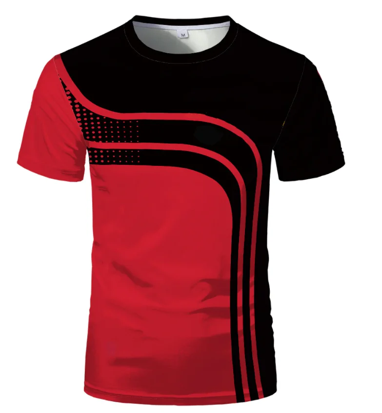 Hot selling Mens 3D printing Tshirts Good Quality Custom Print T Shirts In Bulk, Customized color
Hot selling Mens 3D printing Tshirts Good Quality Custom Print T Shirts In Bulk, Customized color
