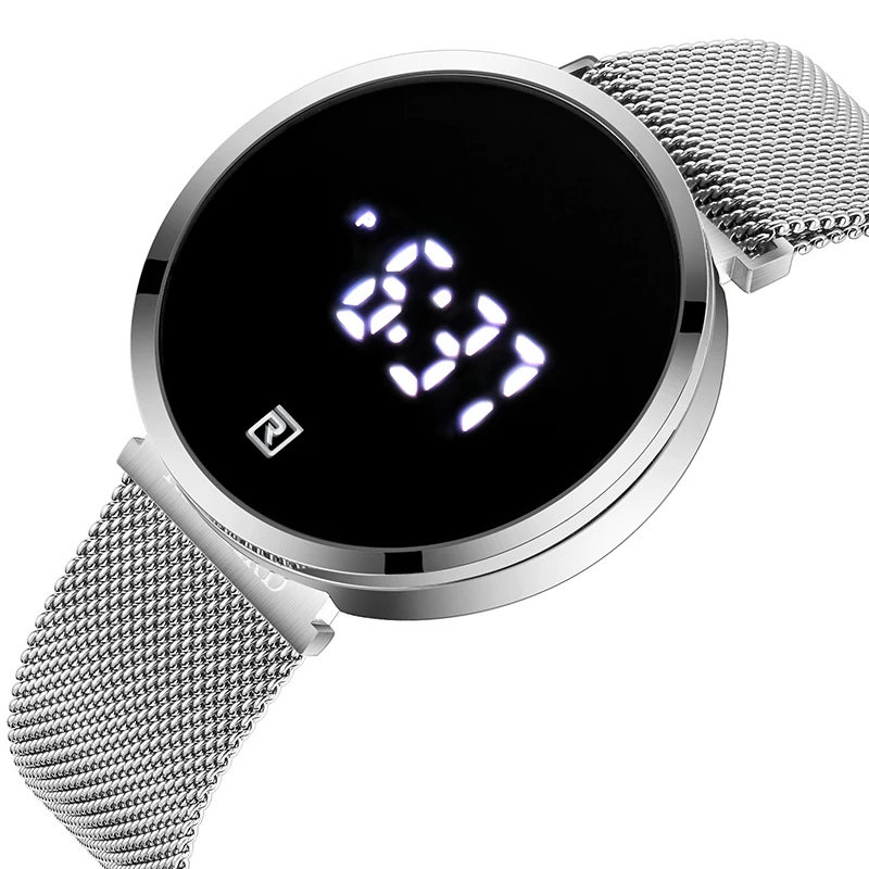 Reward More Popular waterproof minimalist led digital watches Custom logo simple steel mesh led watch for men boy kids
Reward More Popular waterproof minimalist led digital watches Custom logo simple steel mesh led watch for men boy kids