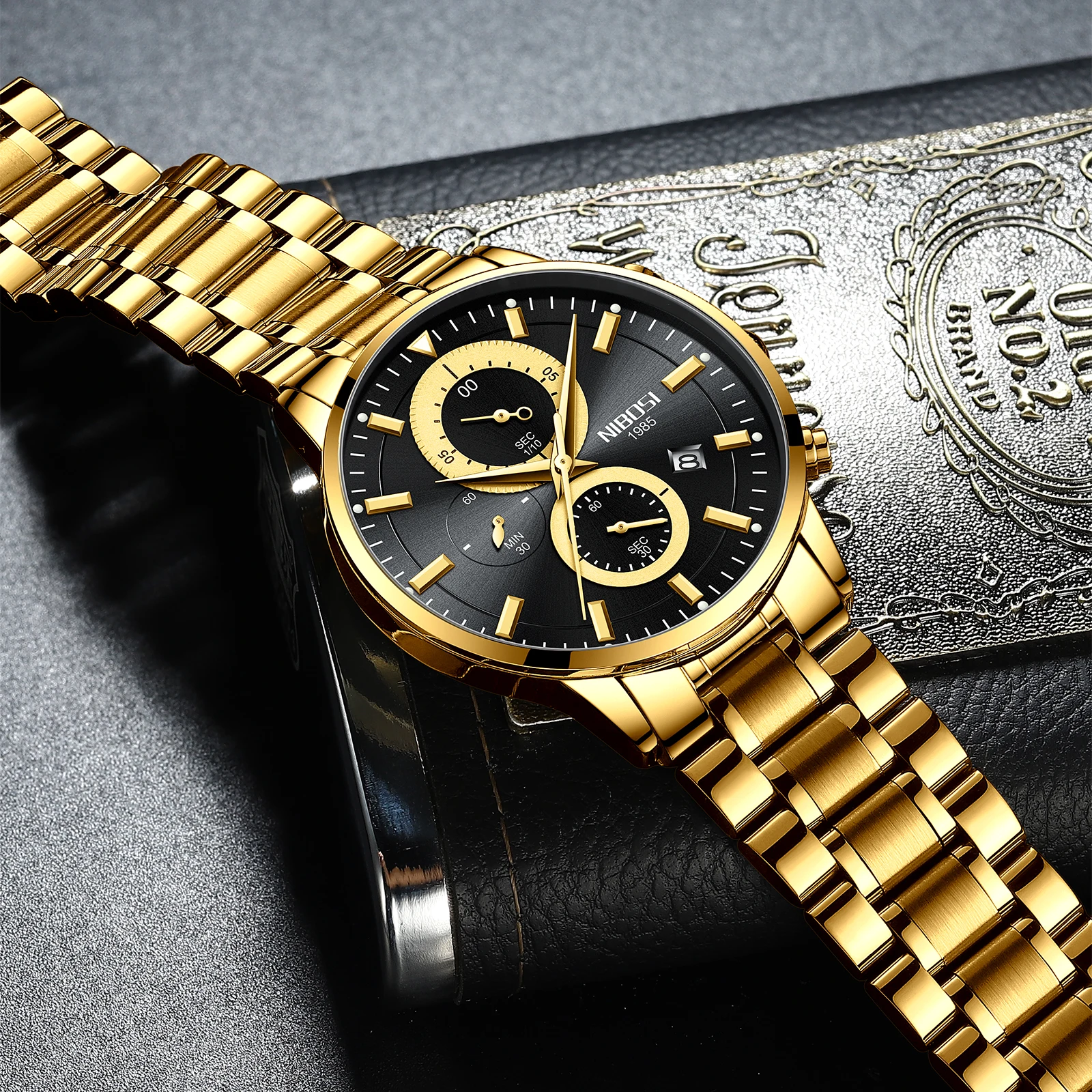 NIBOSi 2390 Silver case Fashion Quartz Watch Men Watches Top Brand Luxury Business Mens Wrist Watch Hodinky Relogio Masculino
NIBOSi 2390 Silver case Fashion Quartz Watch Men Watches Top Brand Luxury Business Mens Wrist Watch Hodinky Relogio Masculino