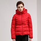 Custom Filler material Hooded lady quilted duck goose feather jacket