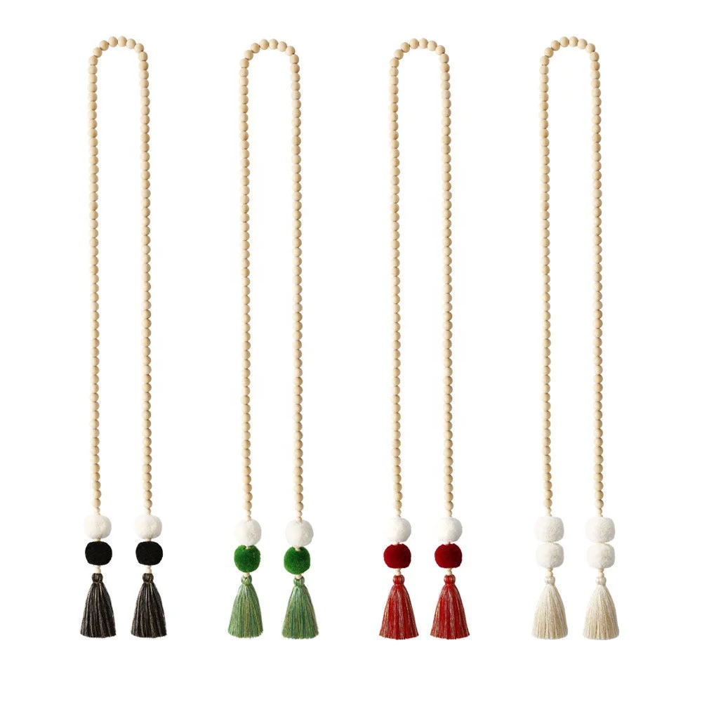 Bohemian Macrame Pom Poms Tassel Curtain Ornaments INS Nordic Style Rope Wooden Beads Home Decoration Wall Hanging, As photo showing
Bohemian Macrame Pom Poms Tassel Curtain Ornaments INS Nordic Style Rope Wooden Beads Home Decoration Wall Hanging, As photo showing