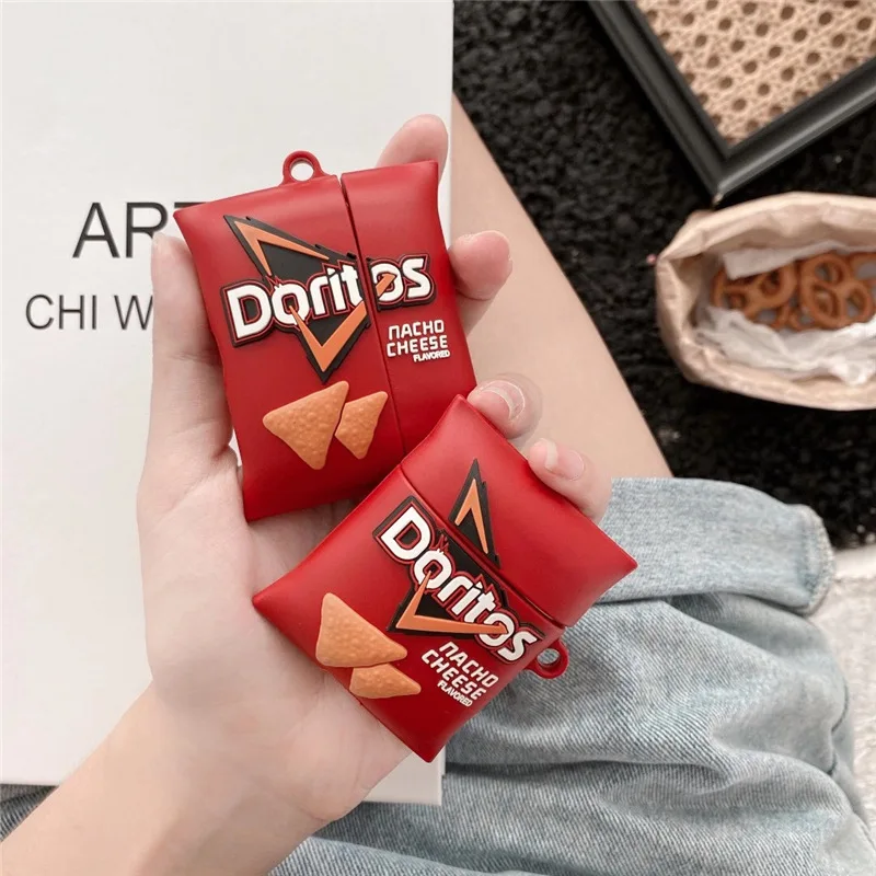 3D Cases for Apple Airpods Pro Shockproof Cartoon Doritos Potato Chips Earphone Box Airpods 1 2 Soft Silicone Covers Wholesale
3D Cases for Apple Airpods Pro Shockproof Cartoon Doritos Potato Chips Earphone Box Airpods 1 2 Soft Silicone Covers Wholesale