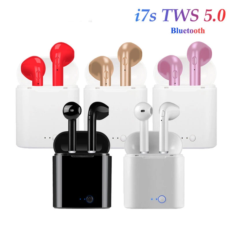 2020 dropshipping electronic sport i7 mini tws earbuds bluetooth 5.0 wireless earphone with charging case - ANKUX.COM