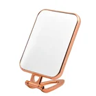 Square Large Folding Magnifying Double Side Makeup Mirror With Handle