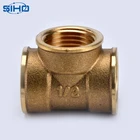 China supplier high quality brass tee fittings/copper fittings