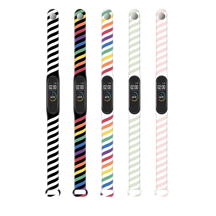 New Design Bracelet Sport Waterproof Rainbow Silicone Watch Band For Mi Band 5 Smart Watch
New Design Bracelet Sport Waterproof Rainbow Silicone Watch Band For Mi Band 5 Smart Watch