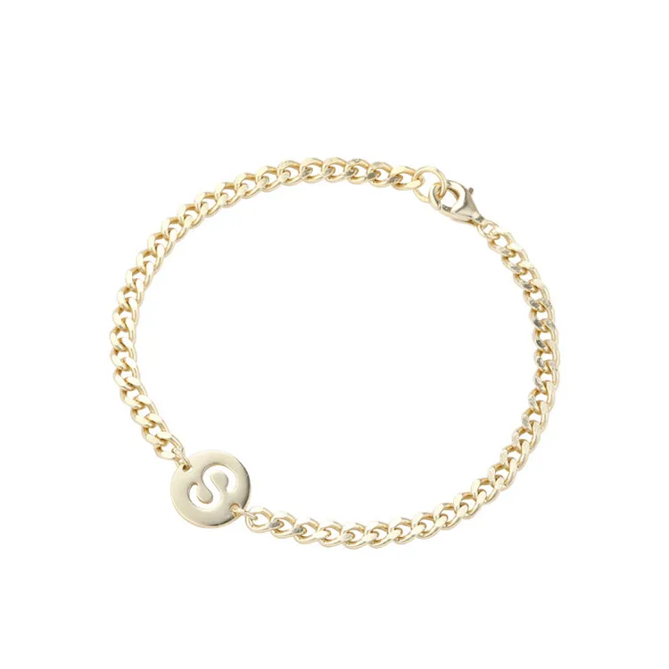 s925 sterling silver bracelet style light luxury bracelet female personality letter bracelet, Picture shows
s925 sterling silver bracelet style light luxury bracelet female personality letter bracelet, Picture shows