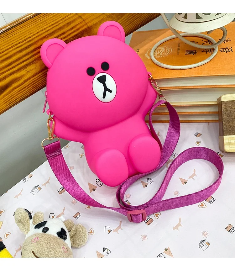 2022 Candy Color Mini Tote Purse Cross Chain Shoulder Designer Little Girl Bags Bear Shape Silicone Pocket Bag
2022 Candy Color Mini Tote Purse Cross Chain Shoulder Designer Little Girl Bags Bear Shape Silicone Pocket Bag