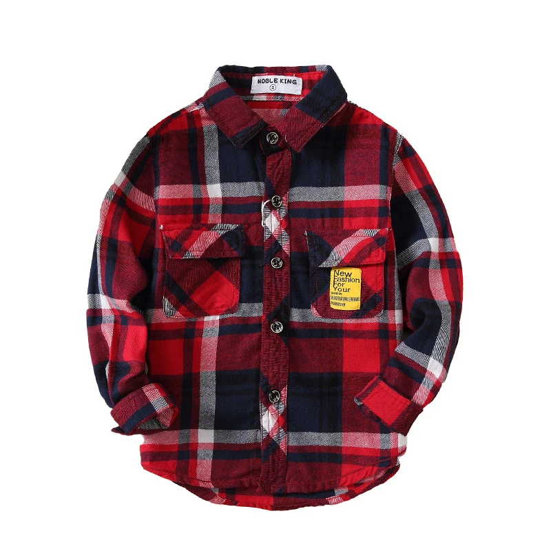 Spring Autumn 2021 New Boys Long Sleeve Classic Plaid Lapel Shirts Tops with Pocket Baby Boys Casual Shirt Kids Clothing
Spring Autumn 2021 New Boys Long Sleeve Classic Plaid Lapel Shirts Tops with Pocket Baby Boys Casual Shirt Kids Clothing