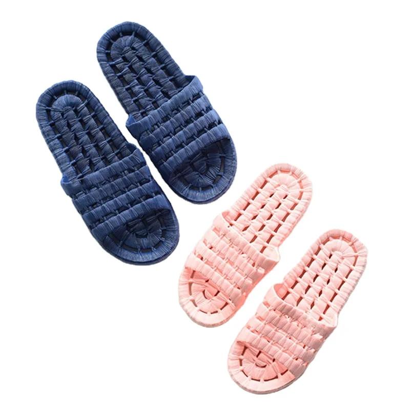 Summer bathroom slippers home indoor non-slip couple bathing leaking plastic slippers
Summer bathroom slippers home indoor non-slip couple bathing leaking plastic slippers