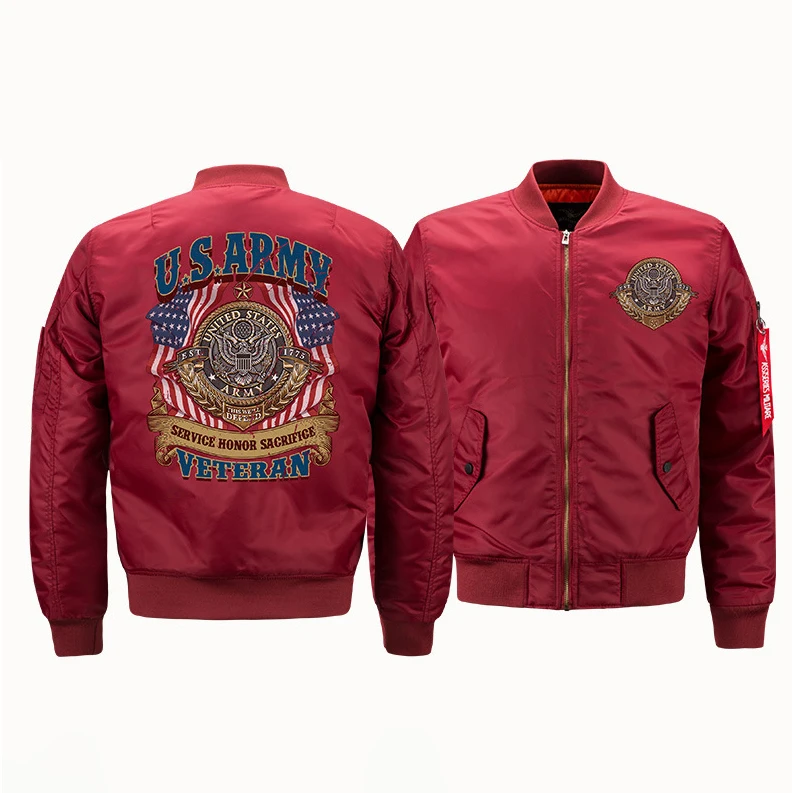 2022 custom logo embroidery gothic riding baseball military tactical keep warm thick mens plus size winter jacket coat men, Customized color 
2022 custom logo embroidery gothic riding baseball military tactical keep warm thick mens plus size winter jacket coat men, Customized color