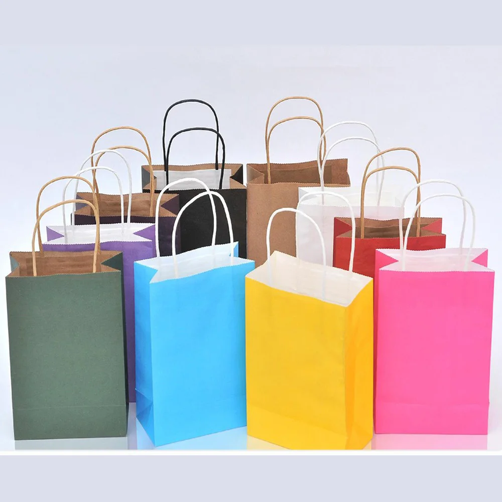 kraft paper bag shopping bag for gift clothes bag