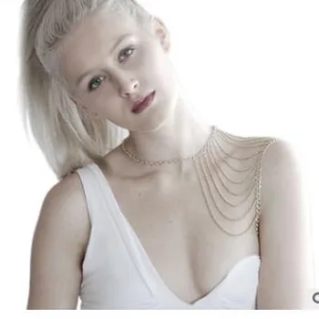 FREE SHIPPING New Style S12 WOMEN GOLD FULL SHOULDER RHINESTONES CLASSIC METAL BODY CHAINS FASHION JEWELRY
FREE SHIPPING New Style S12 WOMEN GOLD FULL SHOULDER RHINESTONES CLASSIC METAL BODY CHAINS FASHION JEWELRY