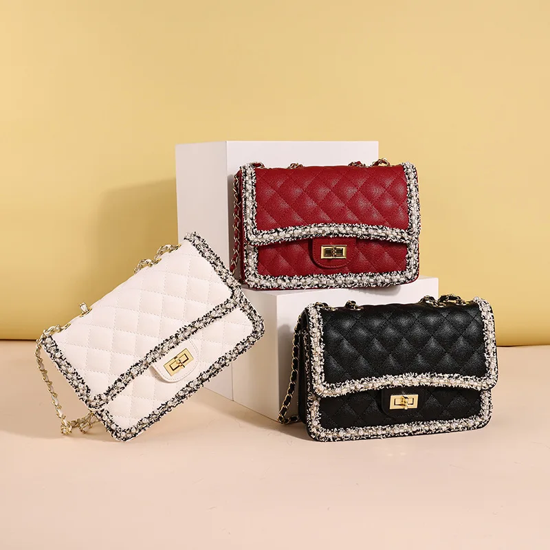 New design fall winter luxury handbags for women pearl decoration square quilted adjustable metal chain flap shoulder bag
New design fall winter luxury handbags for women pearl decoration square quilted adjustable metal chain flap shoulder bag