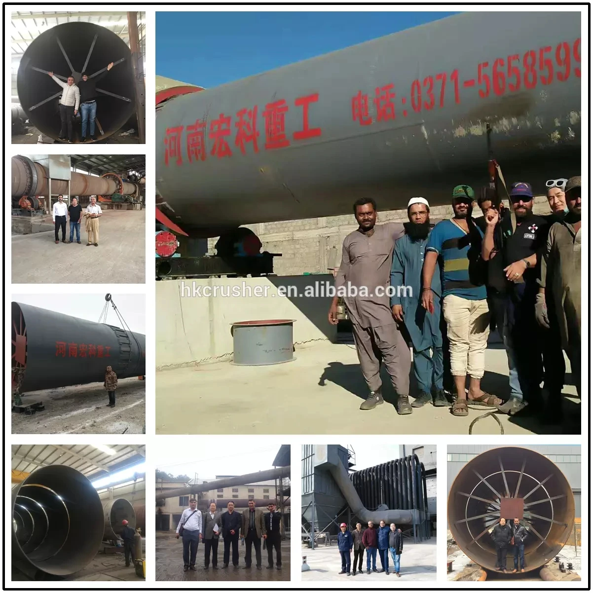 Rotary kiln for activated carbon