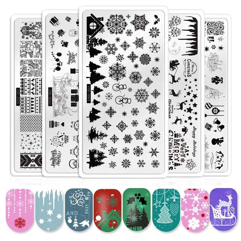 Misscheering  Top Quality Christmas Halloween XMAS Custom Snowflake Nail Art Stamping Plates with White Slatwall Back 
Misscheering  Top Quality Christmas Halloween XMAS Custom Snowflake Nail Art Stamping Plates with White Slatwall Back