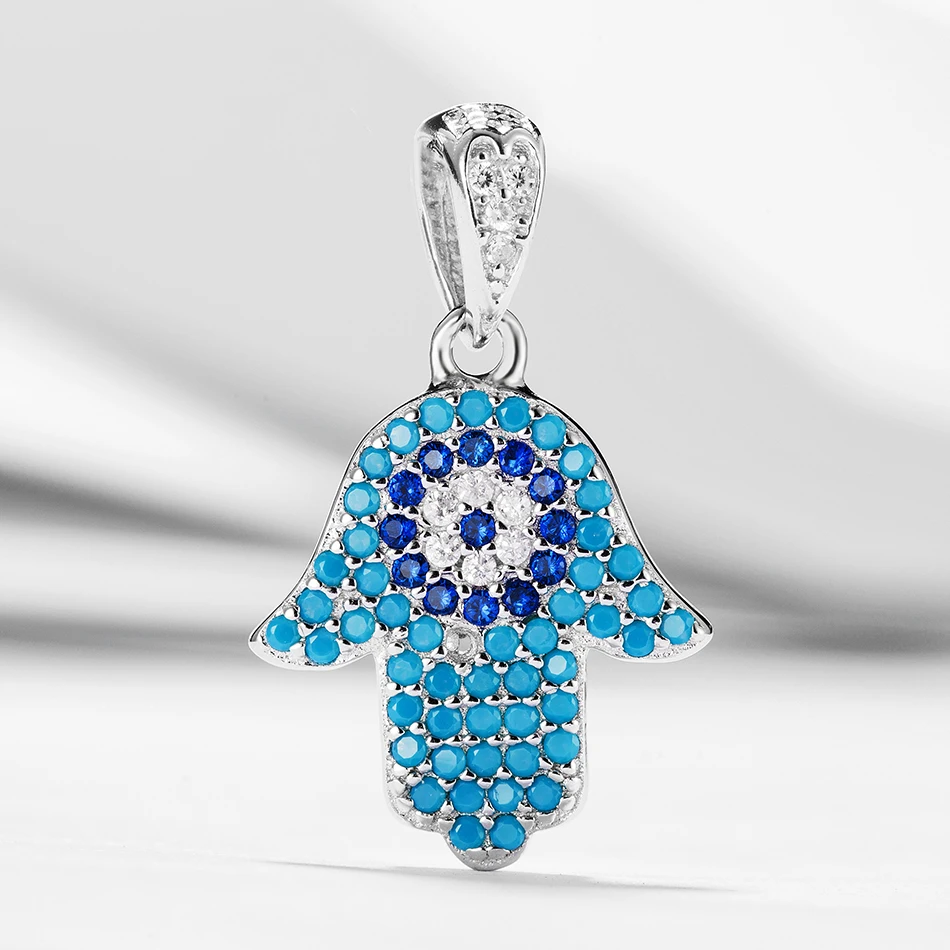 Luxury 925 Sterling Silver Blue Eye With Cubic Zirconia Pendant Fit Original Necklace for Women Jewelry Making
Luxury 925 Sterling Silver Blue Eye With Cubic Zirconia Pendant Fit Original Necklace for Women Jewelry Making