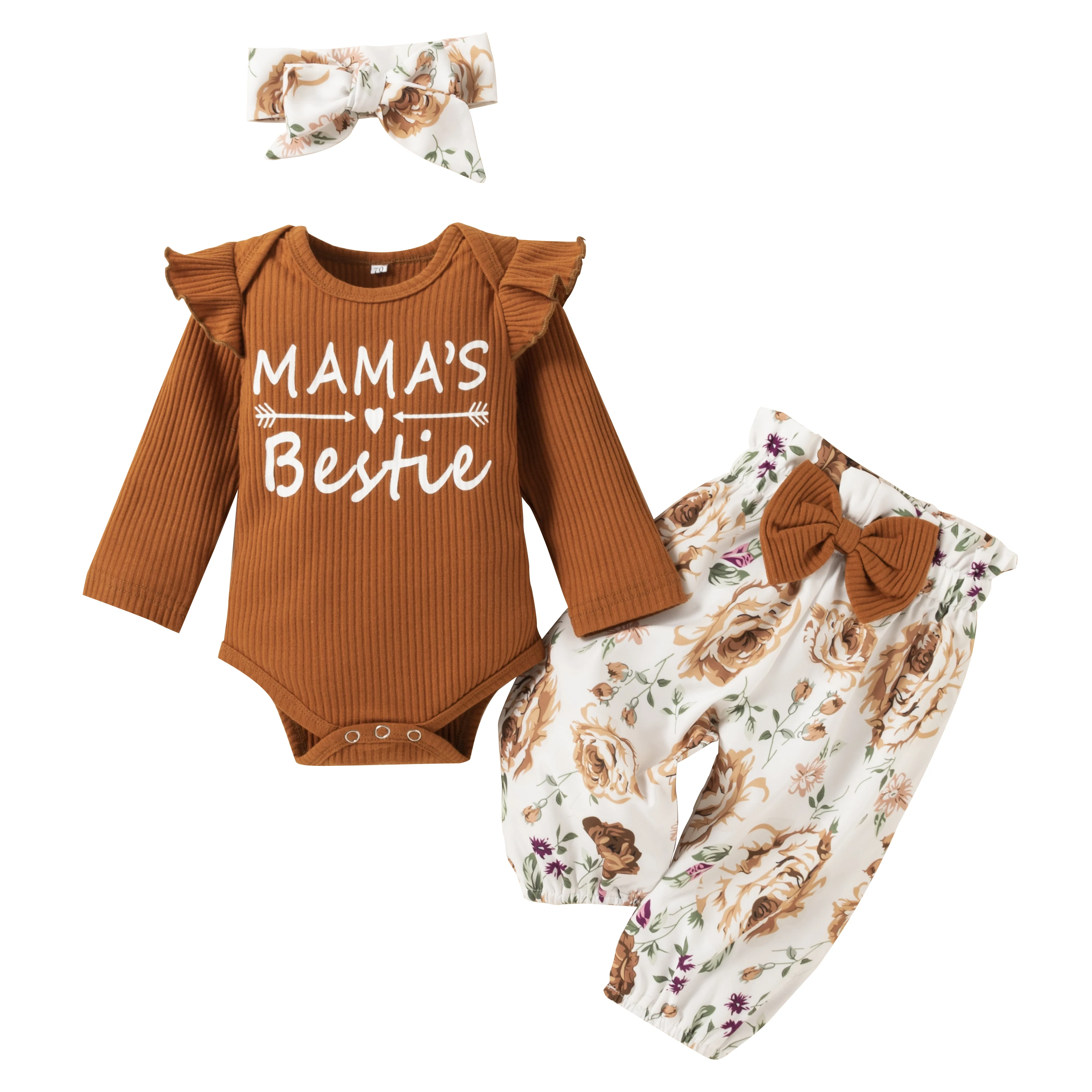 Pumpkin color new born baby clothes girls' clothing sets Summer baby clothes with head band
Pumpkin color new born baby clothes girls' clothing sets Summer baby clothes with head band
