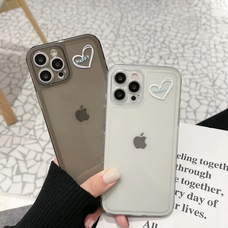 High Quality Side Printing Couple Love Heart Clear Black Gel TPU Mobile Phone Case Cover for Apple iPhone 11 12 Mini Pro Max
High Quality Side Printing Couple Love Heart Clear Black Gel TPU Mobile Phone Case Cover for Apple iPhone 11 12 Mini Pro Max
