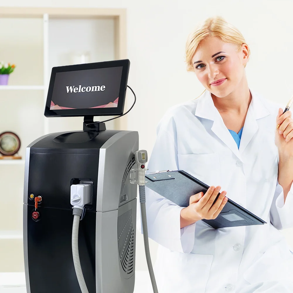 2022 New Laser diode 808 810 diode laser hair removal machine 1200W diode 808 laser hair removal
2022 New Laser diode 808 810 diode laser hair removal machine 1200W diode 808 laser hair removal
