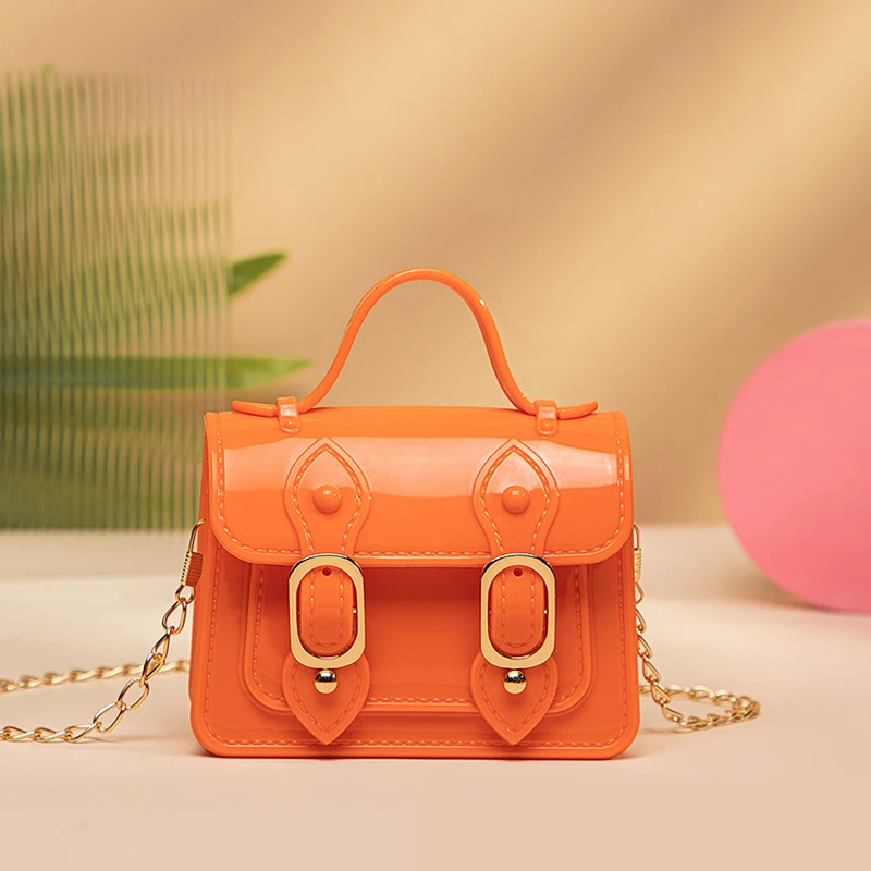 Small Kid Jelly Ladies Fashion Cheap Little Cute Candy Color Mini Chain One Shoulder PVC Jelly Bag Wholesale
Small Kid Jelly Ladies Fashion Cheap Little Cute Candy Color Mini Chain One Shoulder PVC Jelly Bag Wholesale