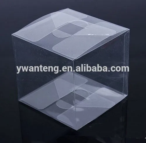 transparent clear pp pet pvc foldable packaging small plastic