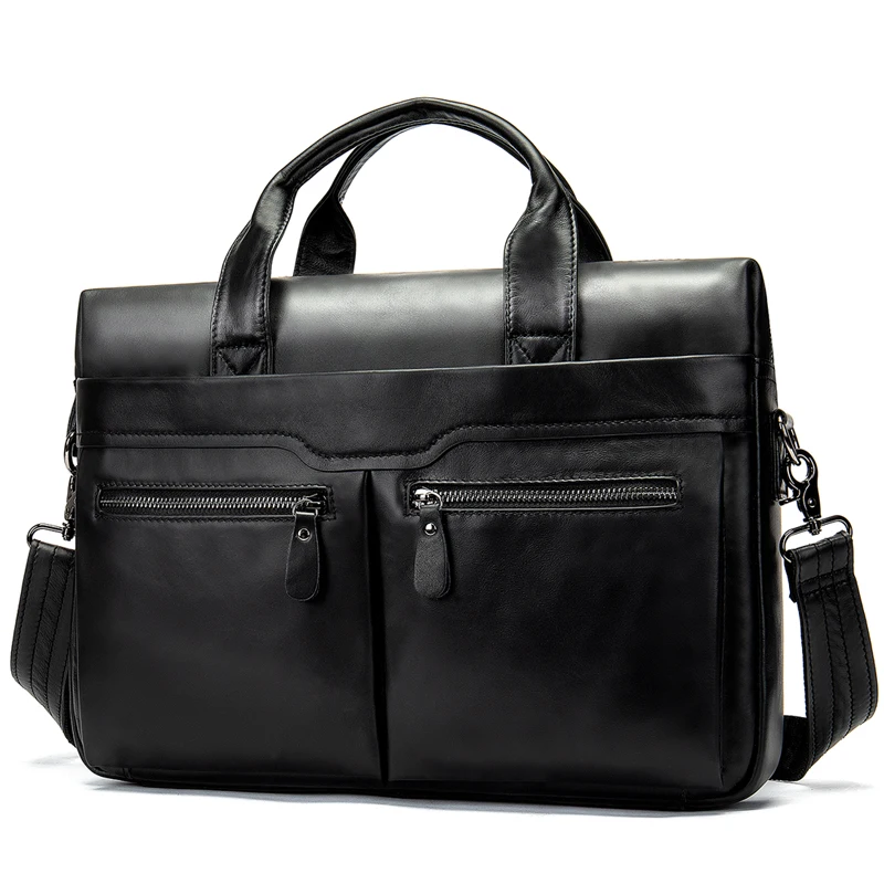 Online Sale Luggage Leather Slim Briefcase Classic Black Laptop Handbag Messenger Business laptop Bags For Men
Online Sale Luggage Leather Slim Briefcase Classic Black Laptop Handbag Messenger Business laptop Bags For Men