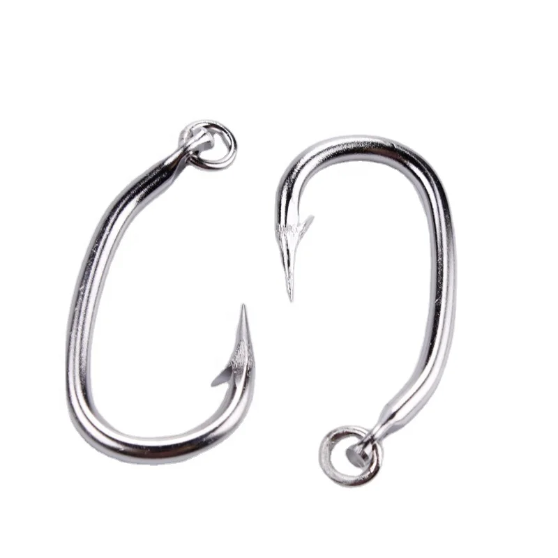 3.6 Tuna trolling hooks with ring for long line fishing
3.6 Tuna trolling hooks with ring for long line fishing