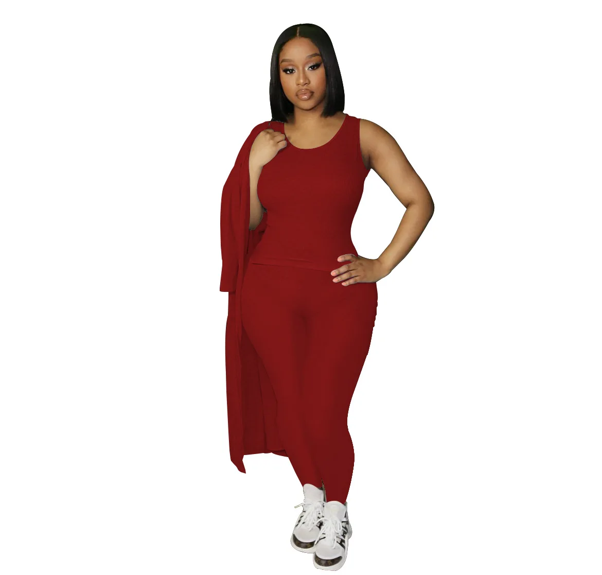 Womens Fall Clothing 2021 Women Boutique Cardigan Sets 2021 Stretch 3 Piece Winter Sets Women Matching Sets Pants
Womens Fall Clothing 2021 Women Boutique Cardigan Sets 2021 Stretch 3 Piece Winter Sets Women Matching Sets Pants