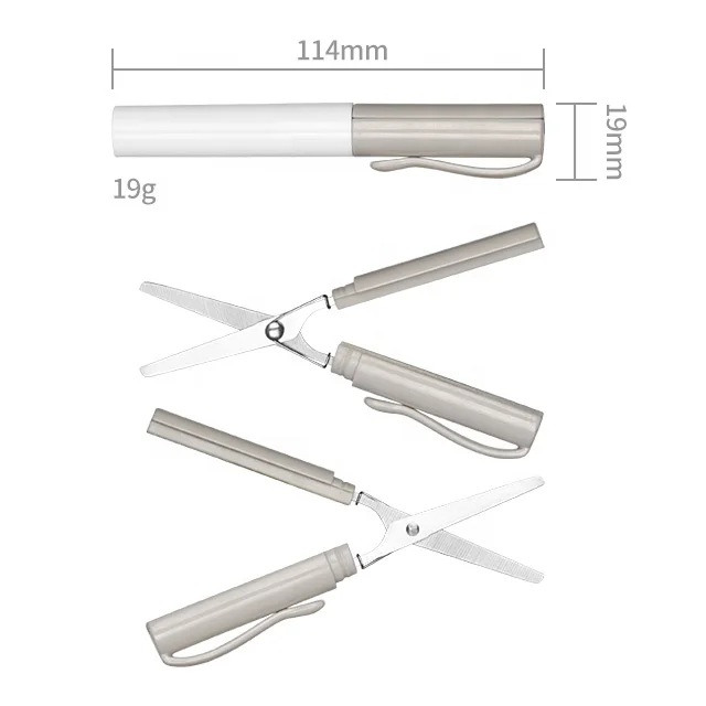 Portable Scissors Mini Creative Student Hand Cut Folding Stationery Scissors