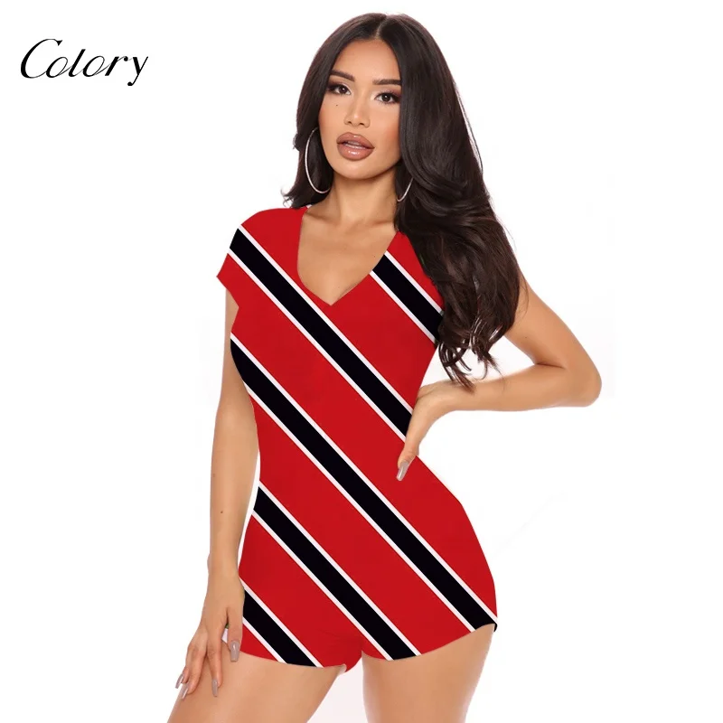 Colory Wholesale Jumpsuit Ladies Short Sleeve Printing Letter Pajama Adult Onesie, Customized color
Colory Wholesale Jumpsuit Ladies Short Sleeve Printing Letter Pajama Adult Onesie, Customized color