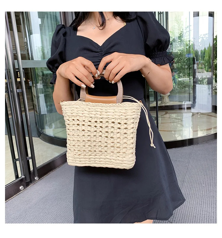 2021 Designer Hand Made Drawstring Straw Beach Bags Ladies Tote Casual Handbags Woven Crossbody Bags Straw Handbag, 2 colors
2021 Designer Hand Made Drawstring Straw Beach Bags Ladies Tote Casual Handbags Woven Crossbody Bags Straw Handbag, 2 colors