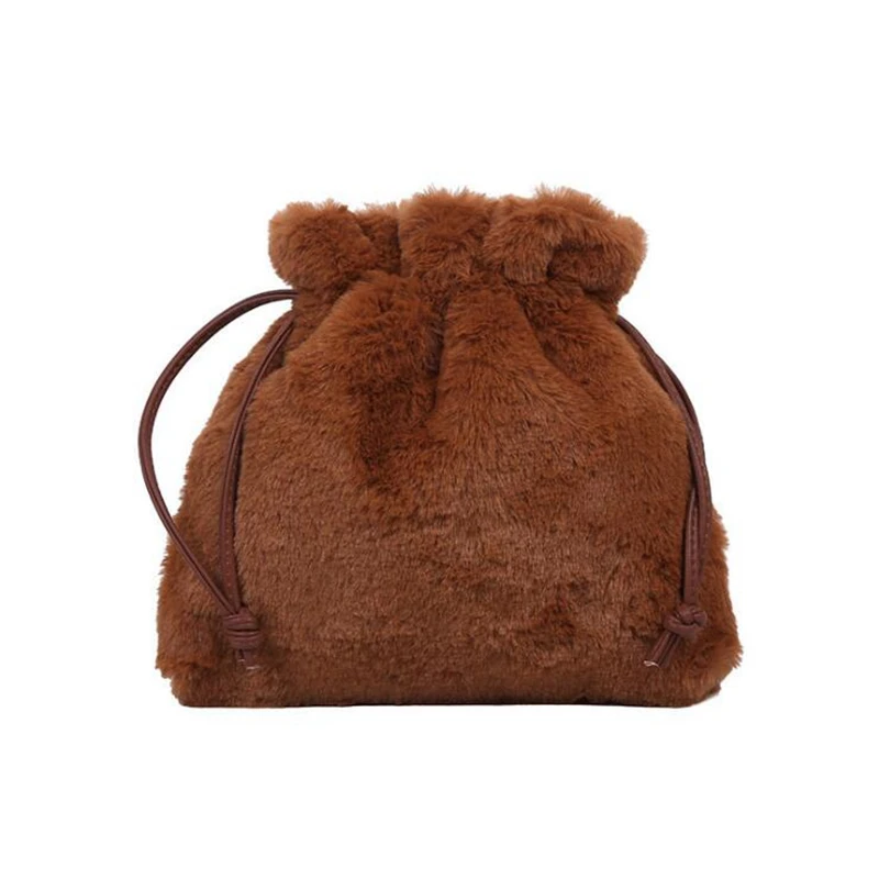 New Fashion Faux Fur Furry Simple Shoulder Drawstring Bag Crossbody Bags Women Handbags Ladies Shoulder, Custom color
New Fashion Faux Fur Furry Simple Shoulder Drawstring Bag Crossbody Bags Women Handbags Ladies Shoulder, Custom color