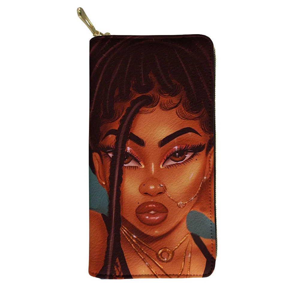 New Arrival Black African Girls Printed Lady Wallet Pu Customize Your Design Leather Purse Portable Fashion Trend Women Purses
New Arrival Black African Girls Printed Lady Wallet Pu Customize Your Design Leather Purse Portable Fashion Trend Women Purses