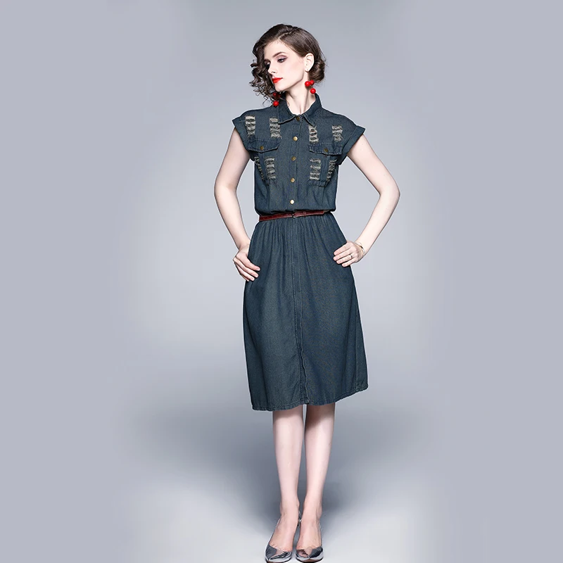 2021 new sleeveless backless women's clothing dress silk pure color printed ladies dress, Dark blue
2021 new sleeveless backless women's clothing dress silk pure color printed ladies dress, Dark blue