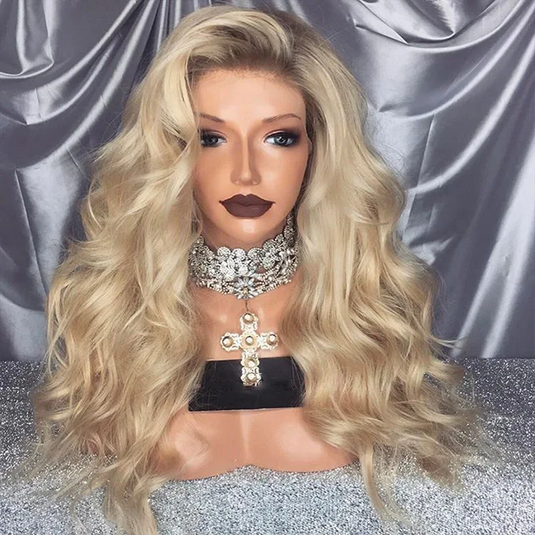 Hot Sale Body Wave Wigs Afro Natural Blonde 613 Ombre wigs For Black Women Brazilian Cosplay Lace Front Synthetic Hair Wigs
Hot Sale Body Wave Wigs Afro Natural Blonde 613 Ombre wigs For Black Women Brazilian Cosplay Lace Front Synthetic Hair Wigs