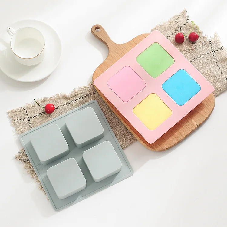 4 with generous soap silicone cake mold handmade soap mold cold square aroma rice cake mold
4 with generous soap silicone cake mold handmade soap mold cold square aroma rice cake mold