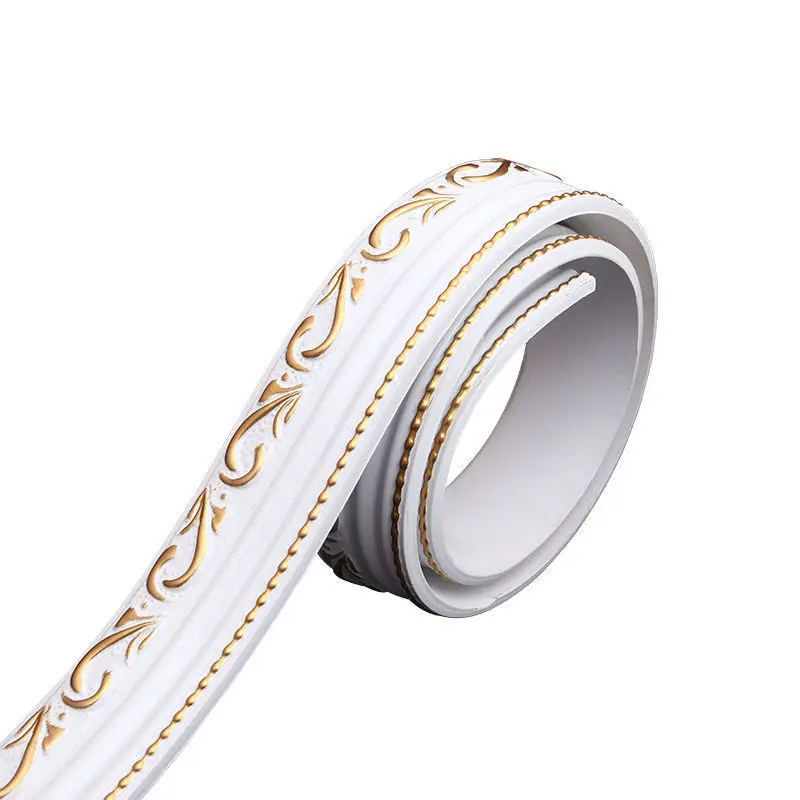 5M Decorative line Self-adhesive TV Background Border Soft Strip Mirror Edge Wall Sticker Living Room Bedroom Home Decor Decal, Gold/silver/white/black/blue/pink
5M Decorative line Self-adhesive TV Background Border Soft Strip Mirror Edge Wall Sticker Living Room Bedroom Home Decor Decal, Gold/silver/white/black/blue/pink