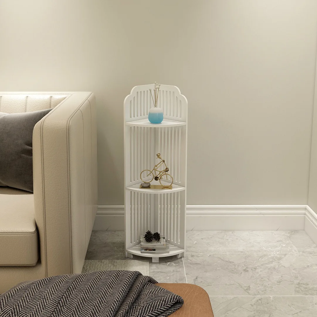 Toilet Side Cabinet Triangle Corner Shelf Multifunctional Floor Bath Storage Rack, White
Toilet Side Cabinet Triangle Corner Shelf Multifunctional Floor Bath Storage Rack, White